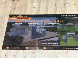 Landhonor All-Steel Carport 20x20  **