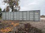 MPPU108008//Shipping Container with Two Double Side Doors, 40' High Cube, Single Use **