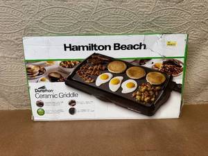 Hamilton Beach Durathon Ceramic Griddle in Box