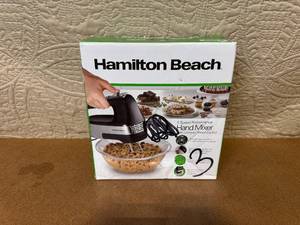 lot 12 image: Hamilton Beach 6-Speed Performance Hand Mixer in Box
