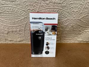 lot 21 image: Unopened Hamilton Beach Coffee and Spice Grinder