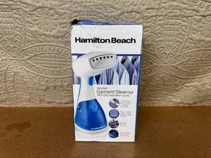 lot 22 image: Hamilton Beach Handheld Garment Steamer with 1000 Watt Steam Pump