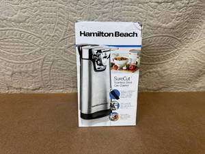 lot 38 image: Hamilton Beach SureCut Stainless Steel Can Opener