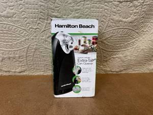 lot 49 image: Hamilton Beach Extra-Tall Can Opener, Classic Chrome