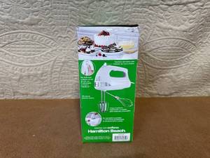 lot 51 image: Hamilton Beach 6-Speed Hand Mixer with Attachments