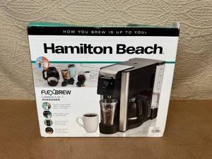 lot 75 image: Hamilton Beach FlexBrew Advanced 2-in-1 Coffee Maker in