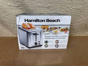 lot 111 image: Hamilton Beach 2-Slice Brushed Stainless Steel Toaster