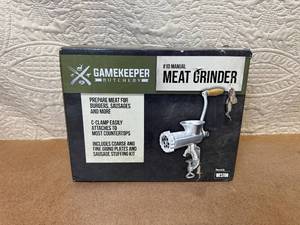lot 119 image: Gamekeeper Butchery #10 Manual Meat Grinder by Weston