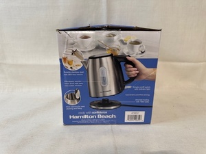 lot 172 image: Hamilton Beach 1.2L Stainless Steel Electric Kettle 1500W