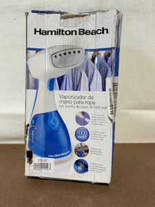 lot 177 image: Hamilton Beach Handheld Garment Steamer 1000 Watt