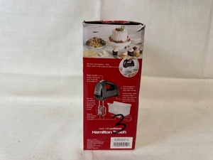 lot 197 image: Hamilton Beach 6-Speed Hand Mixer with Snap-On Case
