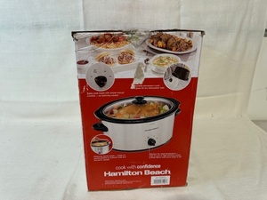 lot 198 image: Hamilton Beach 5 Quart Slow Cooker in Original Box