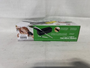 lot 202 image: Hamilton Beach Electric Knife Set with Storage Case