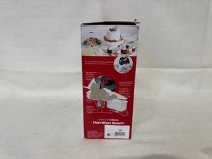 lot 208 image: Hamilton Beach Hand Mixer with Attachments and Bowl