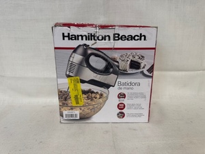 lot 210 image: Hamilton Beach 6 Speed Performance Hand Mixer in Box