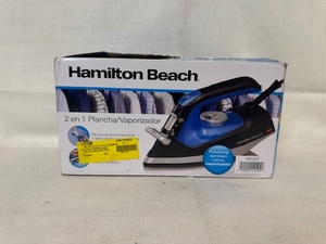 lot 212 image: Hamilton Beach 2-in-1 Iron and Steamer Model 14625F Sealed