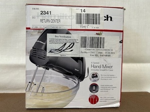 lot 215 image: Hamilton Beach 6-Speed Hand Mixer with Snap-On Case