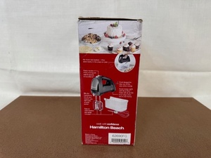 lot 245 image: Hamilton Beach 6-Speed Hand Mixer with Snap-On Case