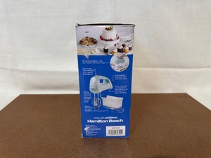 lot 249 image: Hamilton Beach 6 Speed Hand Mixer with Snap-On Case