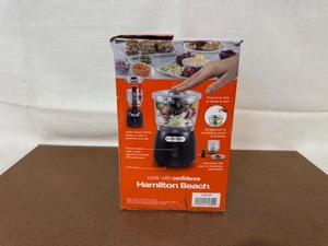 lot 252 image: Hamilton Beach Food Processor with Oil Dispenser