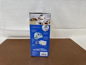 lot 258 image: Hamilton Beach 6 Speed Hand Mixer with Snap-On Case