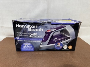 lot 268 image: Hamilton Beach Durathon Digital Steam Iron with Nonstick Soleplate