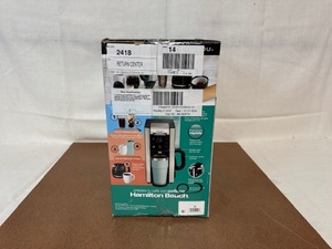 lot 288 image: Hamilton Beach FlexBrew Advanced 2-in-1 Coffee Maker in Box