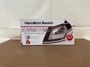 lot 291 image: Hamilton Beach Full-Size Nonstick Iron in Open Box
