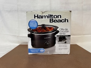 lot 292 image: Hamilton Beach 3-Quart Slow Cooker Model 33231