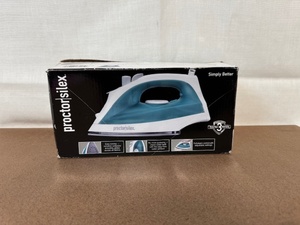 lot 303 image: Proctor Silex Steam Iron Model 17291PS in Box