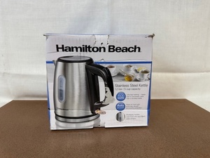 lot 305 image: Hamilton Beach Stainless Steel Electric Kettle 1.7L 1500W