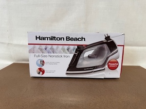 lot 321 image: Hamilton Beach Full-Size Nonstick Iron with Powerful Steam