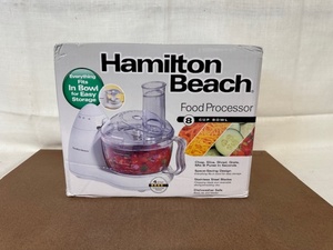 lot 325 image: Hamilton Beach 8 Cup Food Processor with Stainless Steel Blades