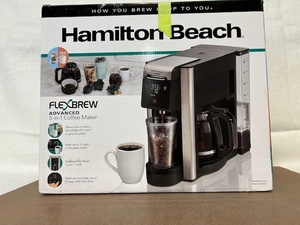 lot 331 image: Hamilton Beach FlexBrew Advanced 5-in-1 Coffee Maker in Box