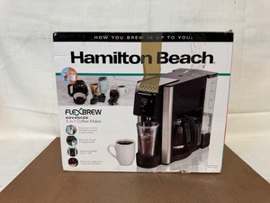 lot 354 image: Hamilton Beach FlexBrew Advanced 5-in-1 Coffee Maker in Box