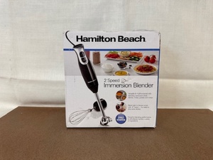 lot 356 image: Hamilton Beach 2-Speed Immersion Blender with Attachments