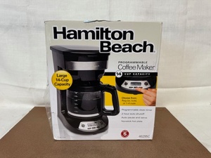 lot 358 image: Hamilton Beach 14-Cup Programmable Coffee Maker
