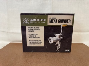 lot 363 image: Gamekeeper Butchery #10 Manual Meat Grinder with C-Clamp