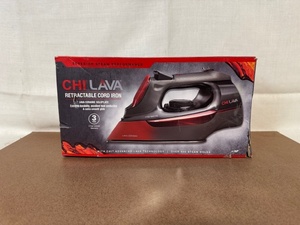 lot 364 image: CHI Lava Retractable Cord Iron with Ceramic Soleplate