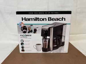 lot 366 image: Hamilton Beach FlexBrew Advanced 5-in-1 Coffee Maker Open Box