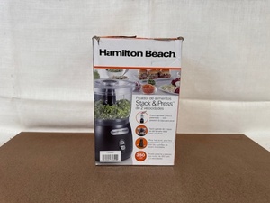 lot 368 image: Hamilton Beach Stack & Press 2-Speed Food Chopper