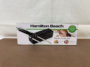 lot 385 image: Hamilton Beach Electric Knife Set in Open Box