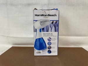 lot 388 image: Hamilton Beach Handheld Garment Steamer 1000 Watt Sealed
