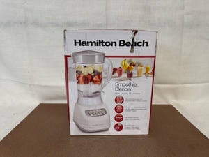 lot 395 image: Hamilton Beach Smoothie Blender 48oz Capacity with 5 Functions