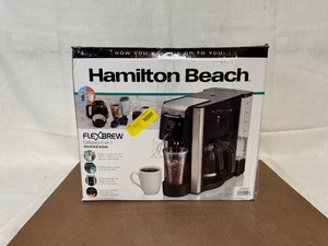 lot 396 image: Hamilton Beach FlexBrew 5-in-1 Coffee Maker Advanced