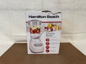 lot 407 image: Hamilton Beach Smoothie Blender 40oz 12 Functions in Box