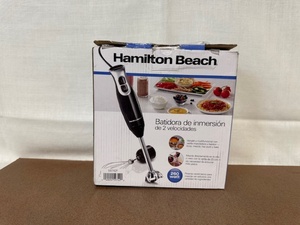 lot 410 image: Hamilton Beach 2 Speed Immersion Blender with Attachments