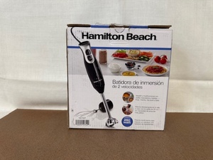 lot 413 image: Hamilton Beach 2-Speed Immersion Blender with Attachments