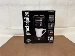 lot 427 image: Proctor Silex Single-Serve Coffee Maker in Box