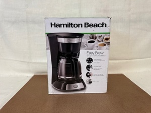 lot 431 image: Hamilton Beach Easy Brew 12-Cup Coffee Maker in Box